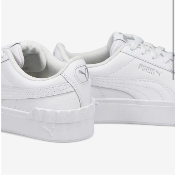 Puma Ladies' White Platform Shoe Carina in size 7.5 - Picture 2 of 11